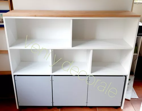 Mueble Organizador Con Cubos Con Ruedas, Baules Infantiles.