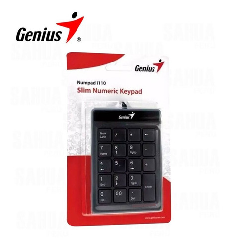 Imagen 3 de 5 de Teclado Numerico Genius Numpad 110 Usb Notebook Windows Pc