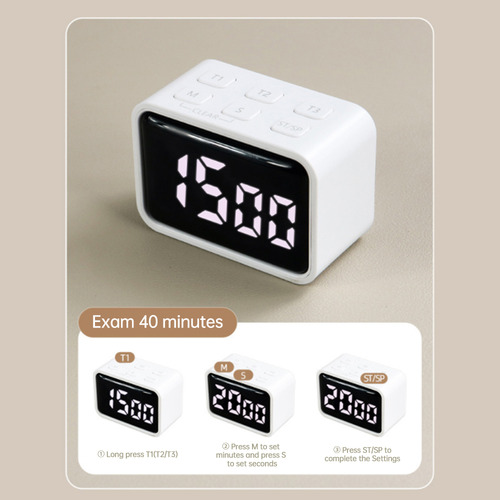 Reloj Digital Con Temporizador Visual Para Niños Con Cuenta