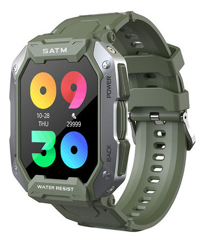 Smartwatch Militar C20 A Prueba De Golpes Resistente Al