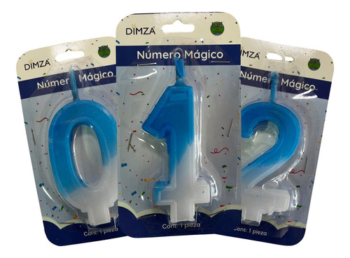 50 Velas Mágicas De Numero Para Pastel Precio Super Mayoreo!