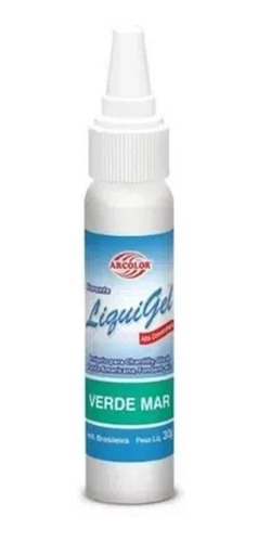 Corante Liquigel Verde Mar 30g - Alta Concentração - Arcolor