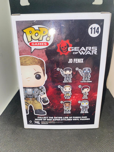 Funko Pop Jd Fenix Gears Of War Games
