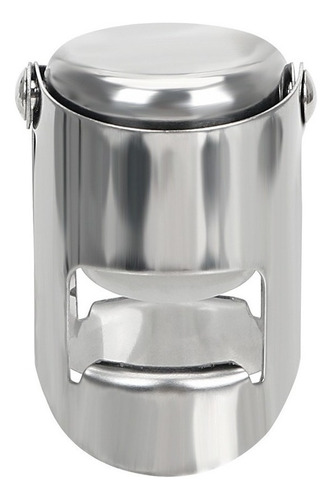 Tapa de corcho de acero inoxidable para botella de champán, prosecco y vino espumoso