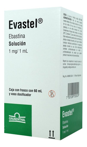 Evastel Solución, 1 Frasco 60 Ml + Jeringa Dosificadora