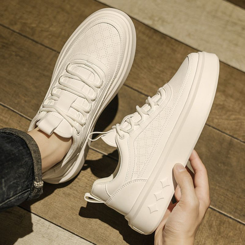 Zapatos Tenis Hombre Tenis De Caballero Tenis Blancos Cómodo