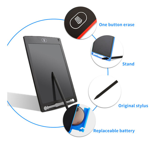 - Tablero De Dibujo Lcd Writing Tablet 8.5 Para Adultos Y