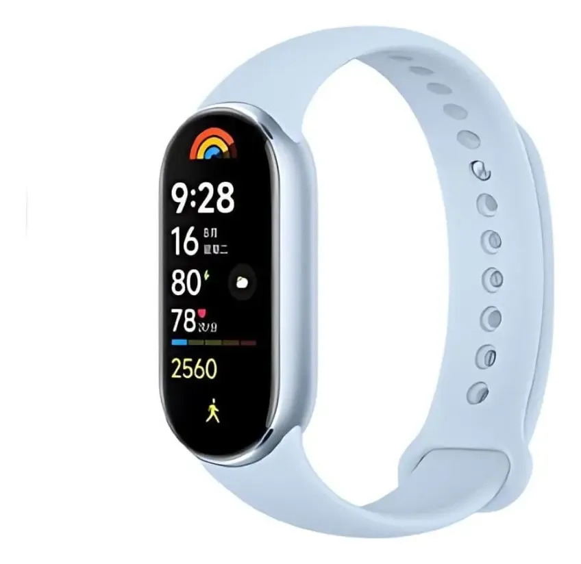 Xiaomi Smart Band Smart Band 9 tela de 1.62" com pulseira de tpu cor azul y caixa color preto