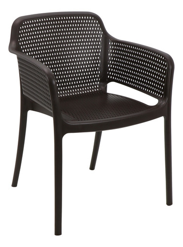 Silla de comedor Tramontina Gabriela con estructura color marrón