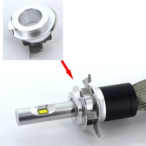 Imagen 2 de 4 de Adaptador Led H7- Vw Bora - Renault Clio - Bmw Otros (2pcs)