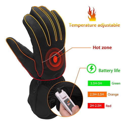 Qilove Paquete De Batería Recargable Para Calcetines Calefac