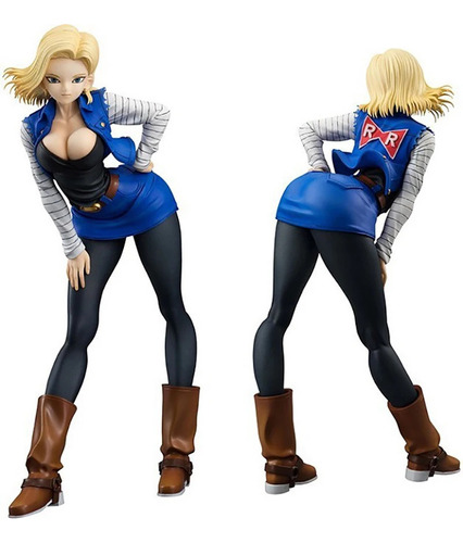 Figura De Dragon Ball Android 18 De 20 Cm, Modelo Lazuli, Ch