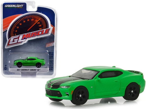 2017 Chevrolet Camaro Ss S21 Gl Muscle Greenlight 1/64