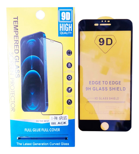 Mica De Cristal Templado 9d Ip 6 Plus