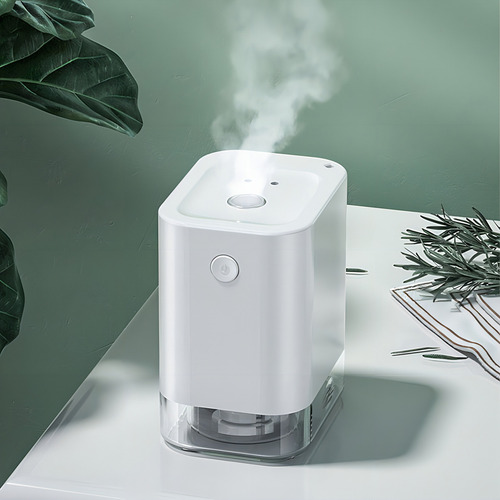 Mini Dispenser Automático Rock Alcool Spray Pulverizador Cor Branco