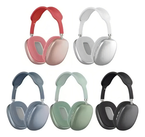 Headphone Bluetooth Sem Fio P2 Tf Rádio Fm Microfone Al-p9 Cor Preto