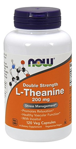 Now Supplements, L-theanine 200 Mg With Inositol, Stress Man