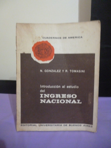 Intro Al Estudio Del Ingreso Nacional - González (detalle)