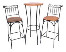 Comprar Jogo Mesa Vintage Com 2 Banquetas Romanas