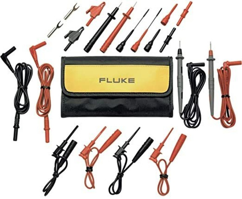 Prueba Fluke Tl81a Juego De Cables, Deluxe Electrónico, Rojo