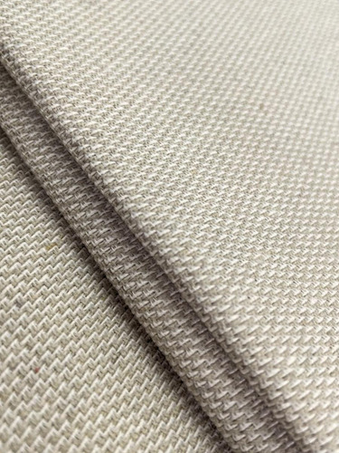 Kit 3 Capas De Almofadas Grandes 60x60 P/ Sofá + 1 Manta Cru Cor Bege/Cru Liso