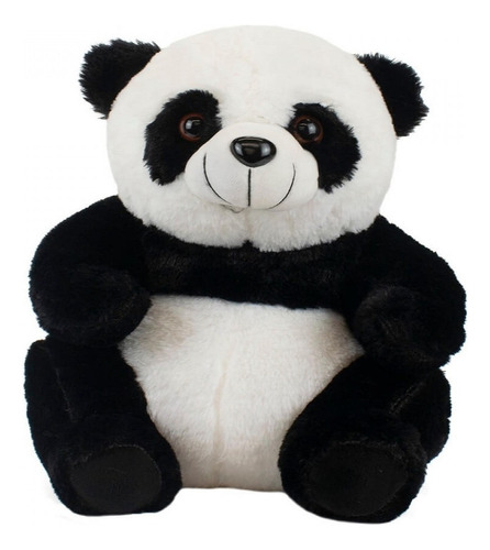 Pelúcia Urso Panda Sentado 25cm Presente Incrível Fofy Toys