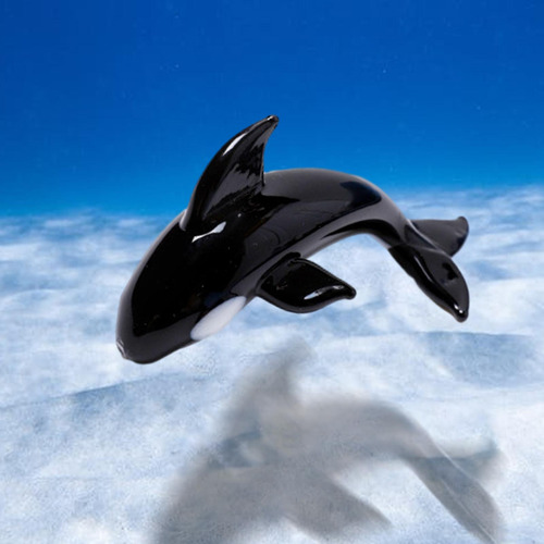 Figurita De Ballena De Cristal, Modelo Animal, Estilo B