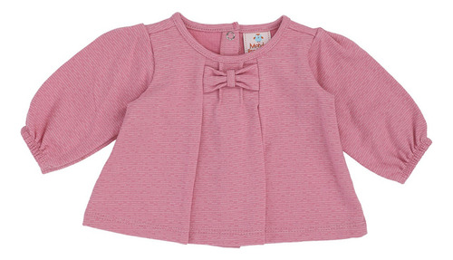 Conjunto De Bebé Pantalón Completo Y Bata Mondo Bambino Rosa 0 M