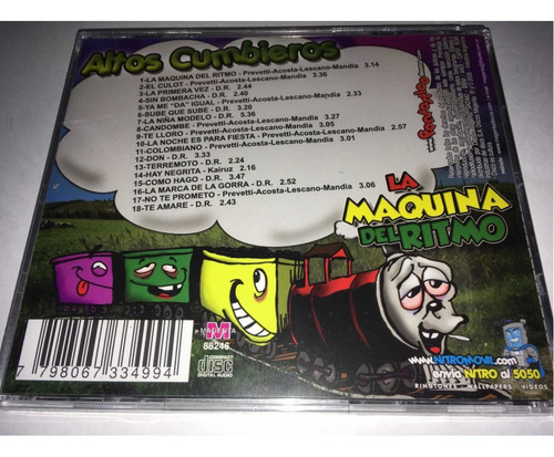 Altos Cumbieros La Máquina Del Ritmo Cd Nuevo Cerrado