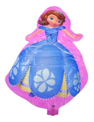 Globos Princesa Sofia + Porta Globo X 5 Unidades