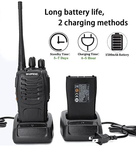 Baofeng Walkie Talkies Radios Bidireccionales Interphone Con