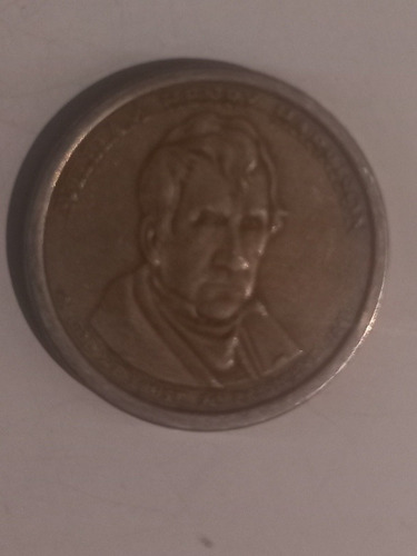 Moneda De Willian Henry Harrison De 1 Dolar Del 1841