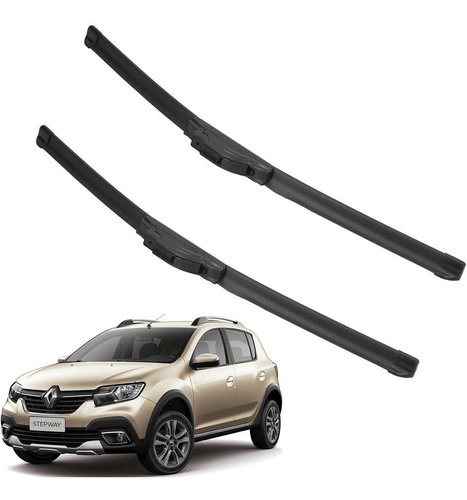 Kit 2 Escobillas Delanteras Flex Goma Stepway 2015 A 2021