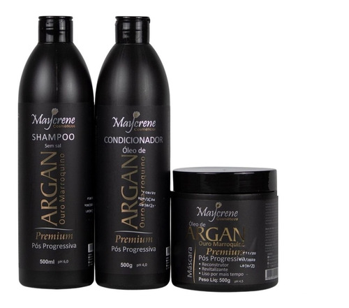 Kit Matizador Platinum + Kit Argan Pós-progressiva Maycrene