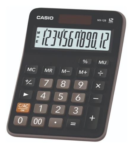 Calculadora Casio Mx 12b Solar + Pila 12 Digitos