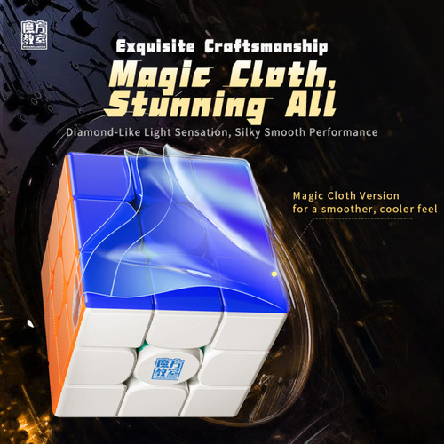 Cubo Mágico 3x3 Rs3m V5 Meglev Con Núcleo Esférico Con Reves