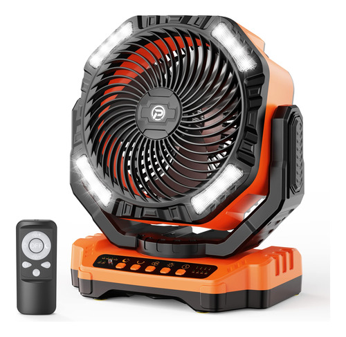 Ventilador De Campamento Recargable De 40000 Mah, Ventilador