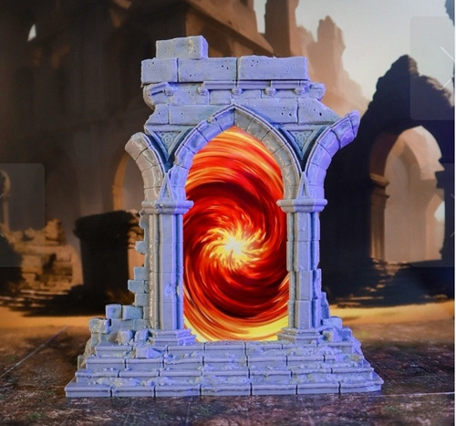 Portal Mágico Ruínas Rpg - Feito Em Impressora 3d
