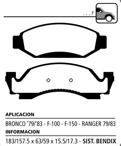 Pastillas De Freno Litton P/ Chevrolet Pick Up 1979-1994