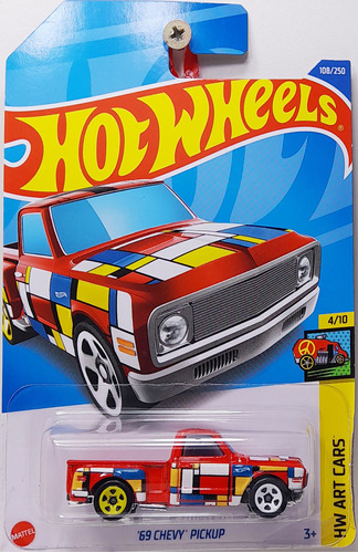 Hot Wheels Hwargento '69 Chevy Pickup (2020 Retool) J3379 20