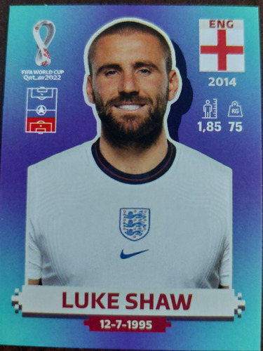 Lamina Album Mundial Qatar 2022 / Luke Shaw