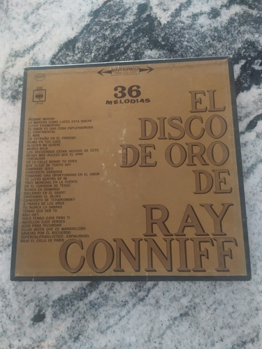 L.p El Disco De Oro De Ray Conniff 36 Melodias 3 Discos
