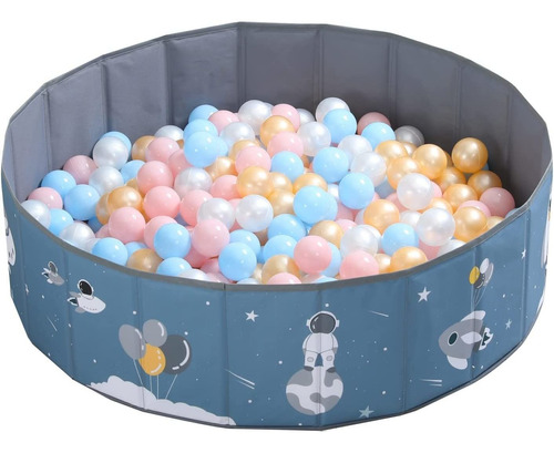 Kids Ball Pit Plegable De Doble Capa De Tela Oxford  Ba...