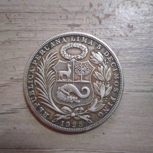 Moneda Peruana 1 Sol 1925
