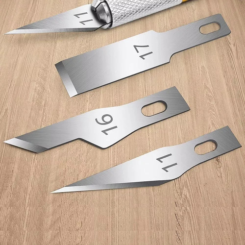 Conjunto De Cortador Artesanal De 2 Peças Com 40 Lâminas.