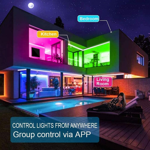 Imagen 2 de 6 de Luz Led Bluetooth Con Barra De Luz Rgb