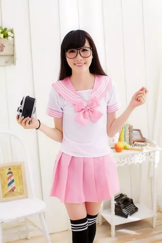 Seifuku Sexy Uniforme Colegial Japão / Kawaii Anime Otaku - Desconto no  Preço