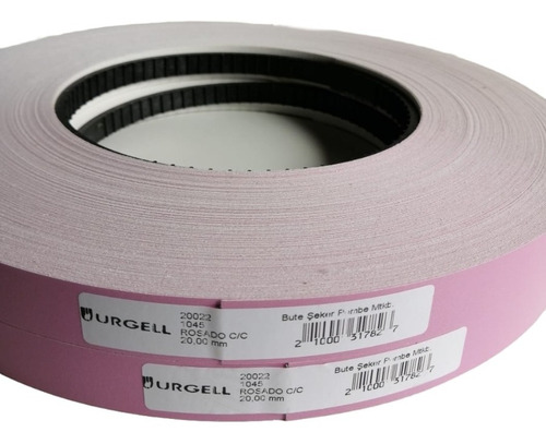 Pack 2 Rollo 100 Mts. Tapacanto Encolado Rosado 20mm