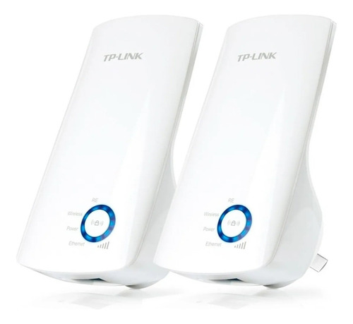 Kit 2 Pzas Repetidor Inalambrico Tp-link Expansor Tl-wa850re Color Blanco