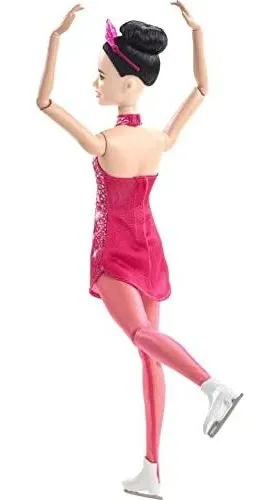 Muñeca Morena De Barbie, Patinadora Sobre Hielo, Para Deport